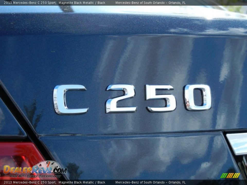 2013 Mercedes-Benz C 250 Sport Magnetite Black Metallic / Black Photo #4