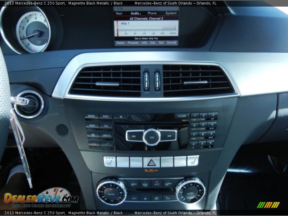 2013 Mercedes-Benz C 250 Sport Magnetite Black Metallic / Black Photo #10