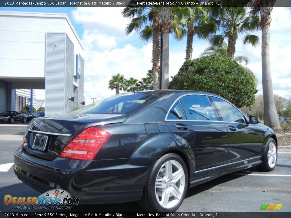 2013 Mercedes-Benz S 550 Sedan Magnetite Black Metallic / Black Photo #3
