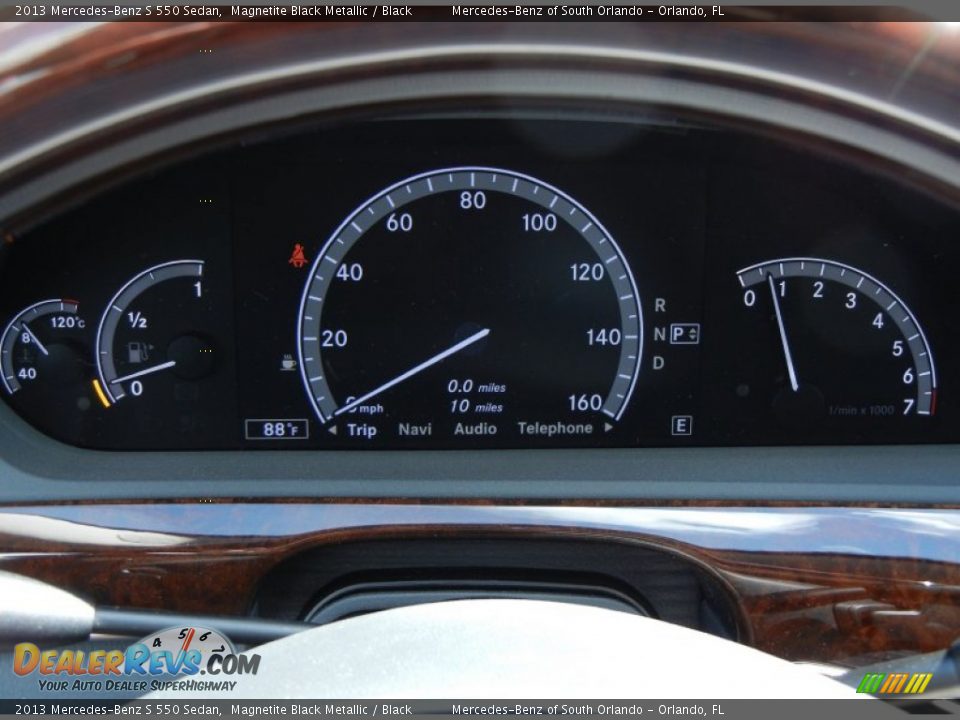 2013 Mercedes-Benz S 550 Sedan Gauges Photo #9