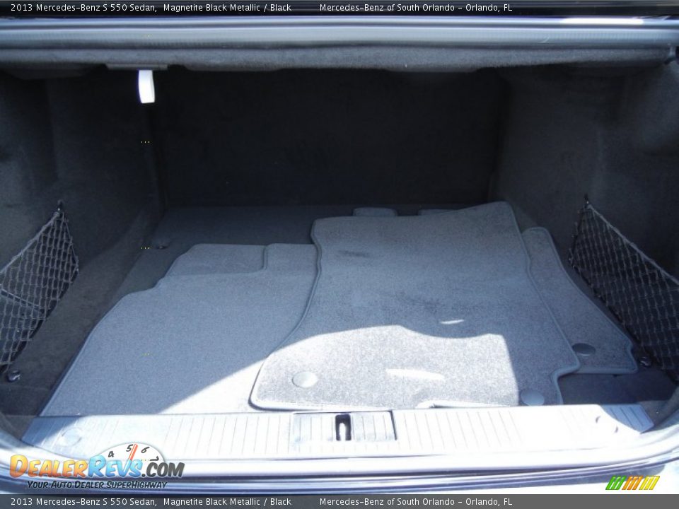 2013 Mercedes-Benz S 550 Sedan Magnetite Black Metallic / Black Photo #11