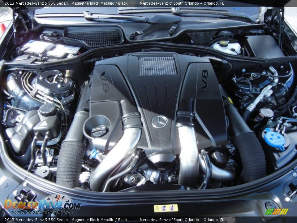 2013 Mercedes-Benz S 550 Sedan 4.6 Liter DI Twin-Turbocharged DOHC 32-Valve VVT V8 Engine Photo #12