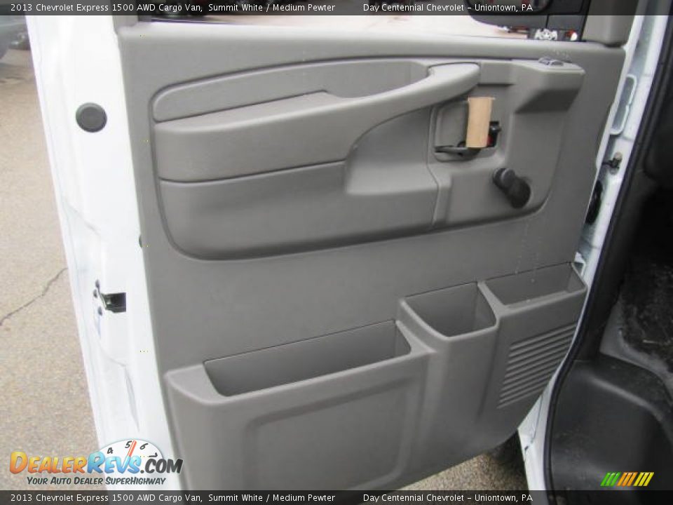 2013 Chevrolet Express 1500 AWD Cargo Van Summit White / Medium Pewter Photo #11