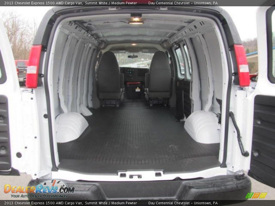 2013 Chevrolet Express 1500 AWD Cargo Van Summit White / Medium Pewter Photo #17