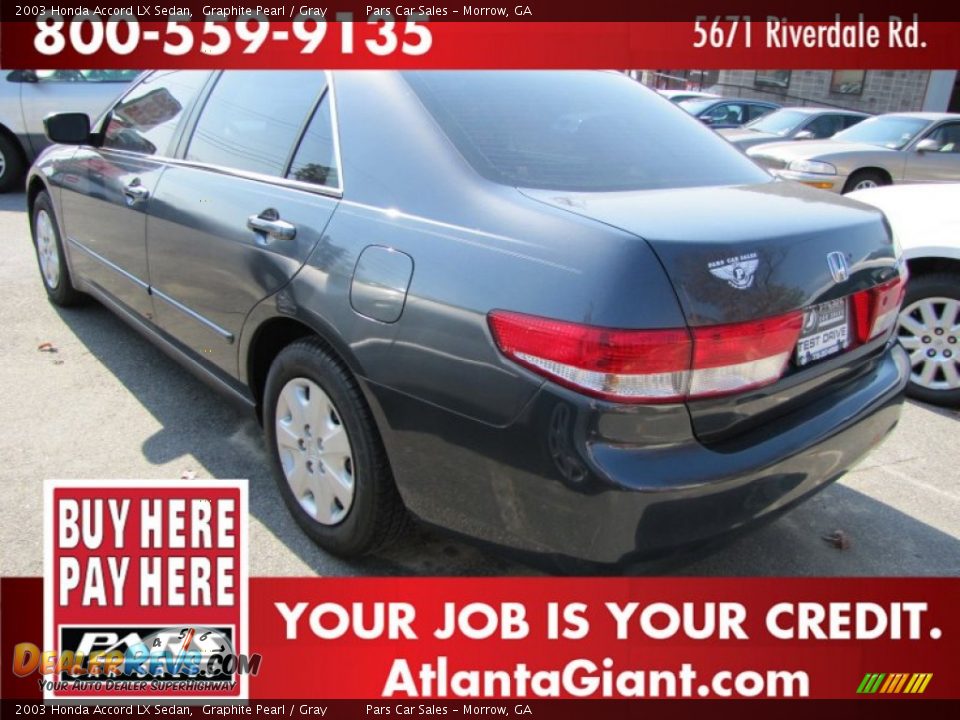 2003 Honda Accord LX Sedan Graphite Pearl / Gray Photo #2