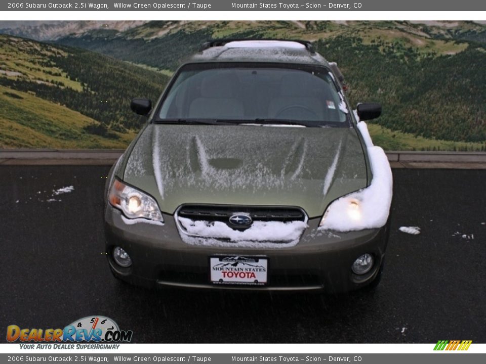 2006 Subaru Outback 2.5i Wagon Willow Green Opalescent / Taupe Photo #7