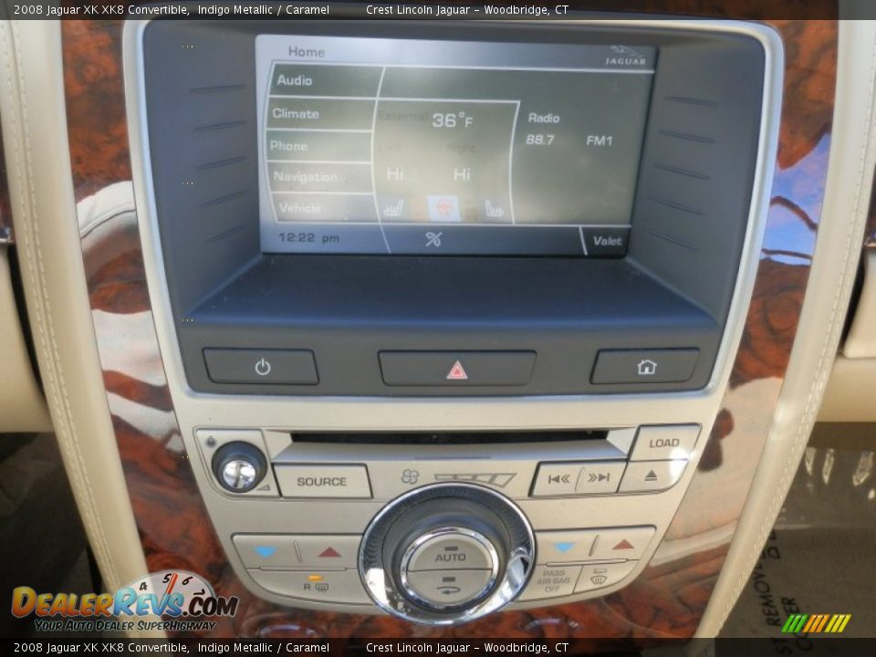 Controls of 2008 Jaguar XK XK8 Convertible Photo #12