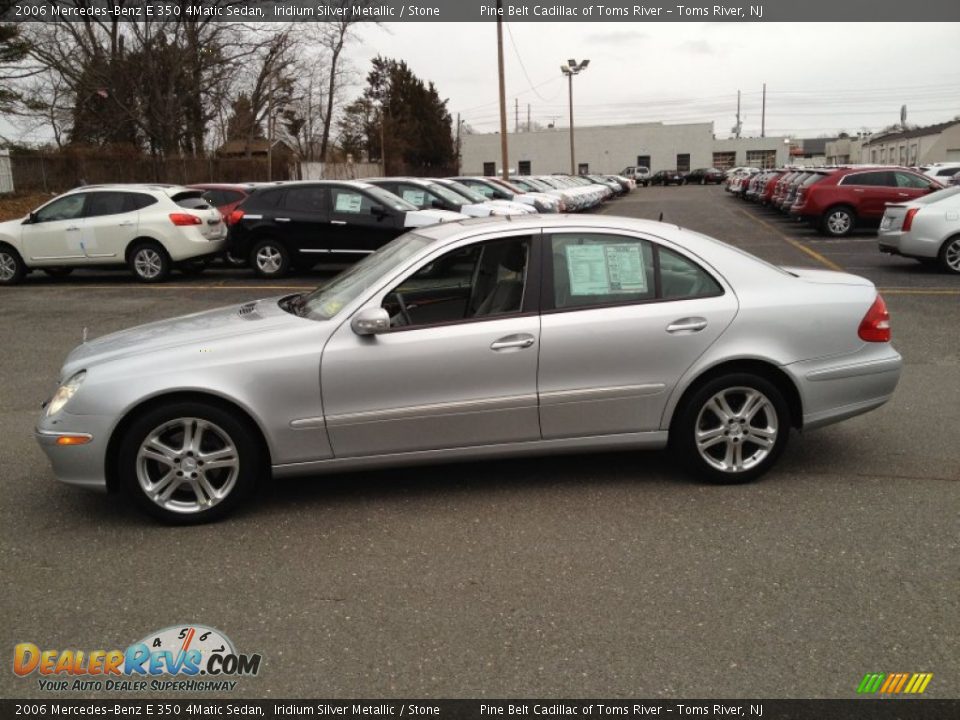 2006 Mercedes-Benz E 350 4Matic Sedan Iridium Silver Metallic / Stone Photo #4