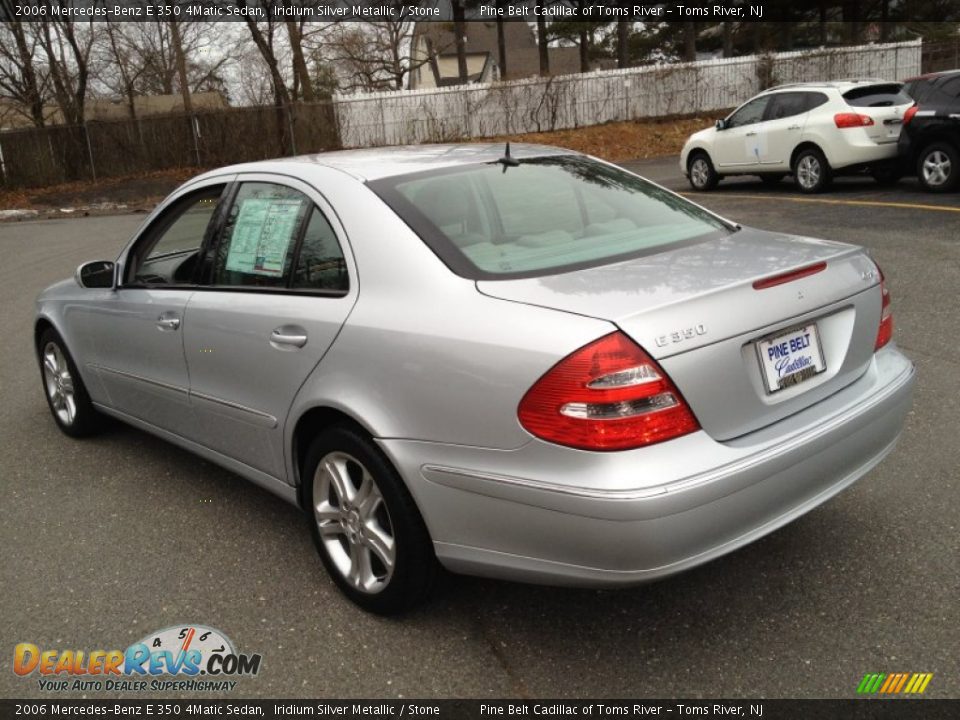 2006 Mercedes-Benz E 350 4Matic Sedan Iridium Silver Metallic / Stone Photo #5