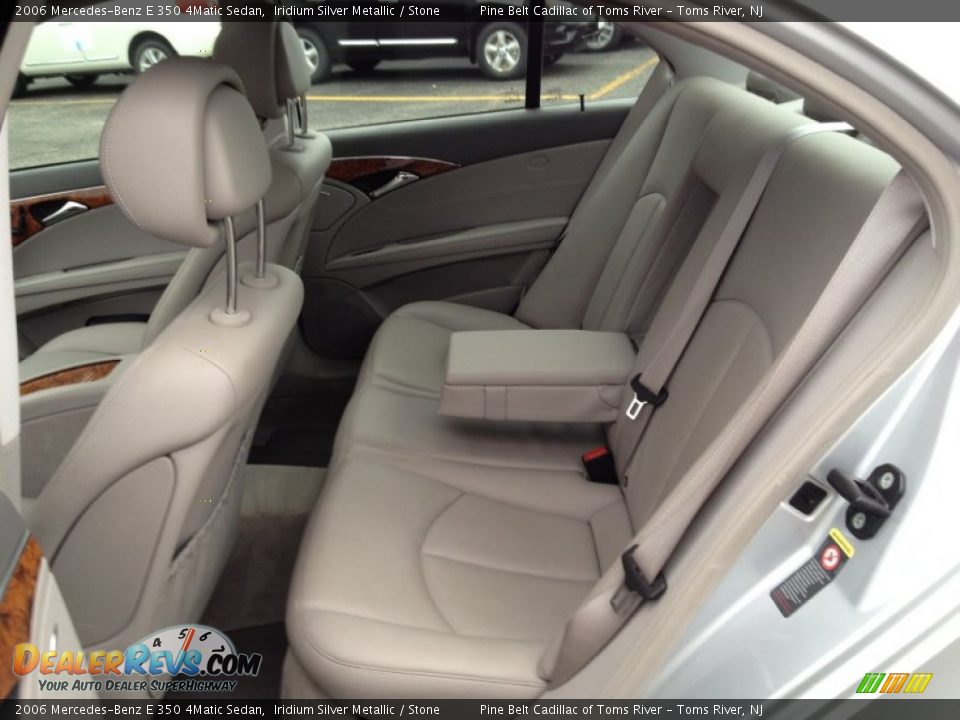 Rear Seat of 2006 Mercedes-Benz E 350 4Matic Sedan Photo #7