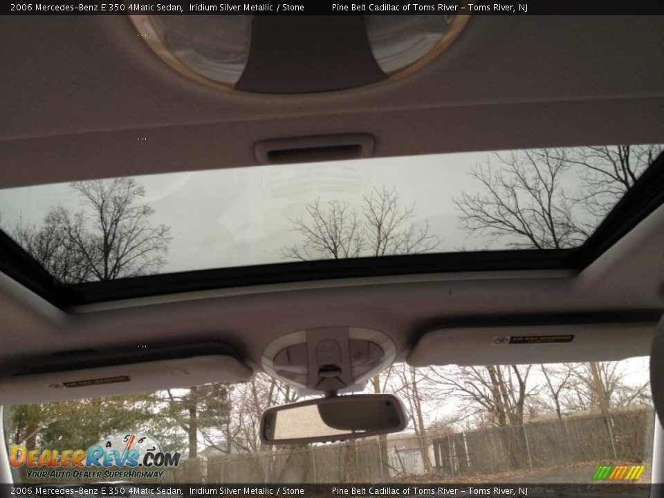 2006 Mercedes-Benz E 350 4Matic Sedan Iridium Silver Metallic / Stone Photo #8