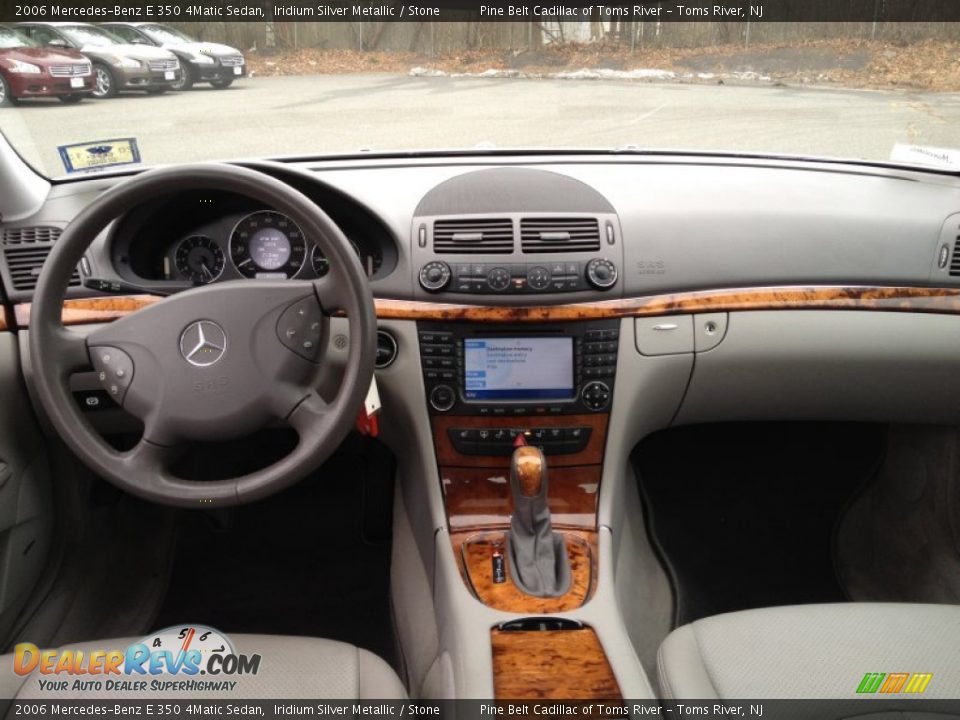 2006 Mercedes-Benz E 350 4Matic Sedan Iridium Silver Metallic / Stone Photo #9