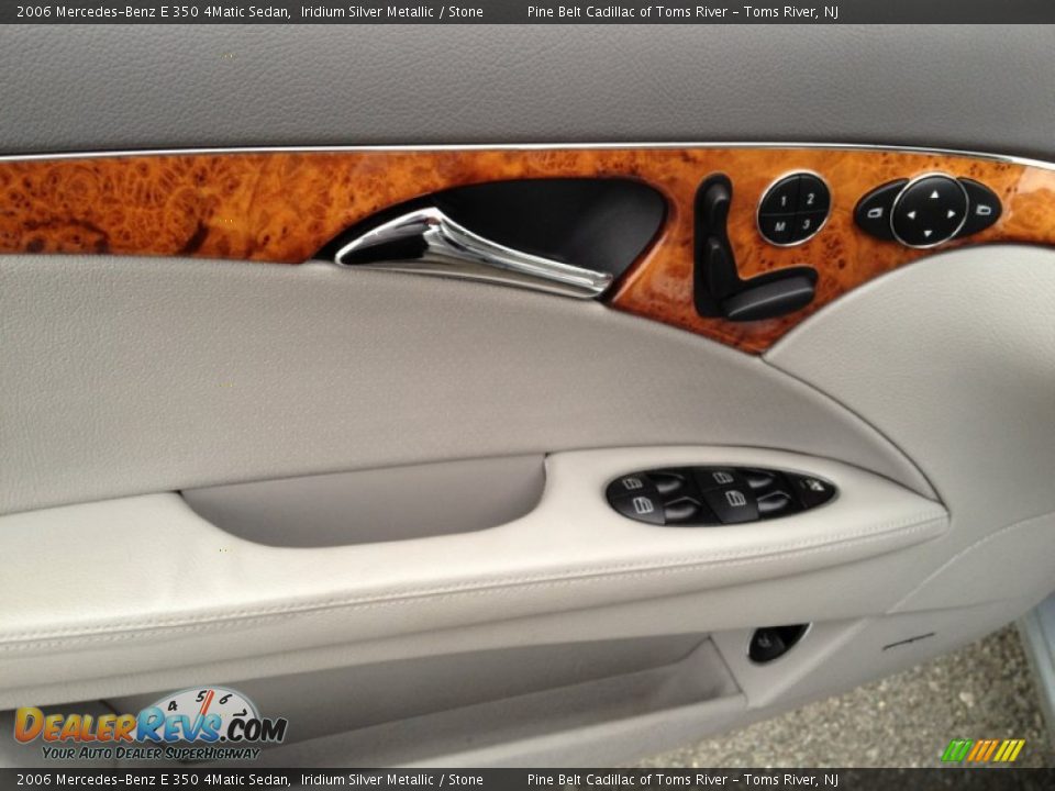 2006 Mercedes-Benz E 350 4Matic Sedan Iridium Silver Metallic / Stone Photo #10