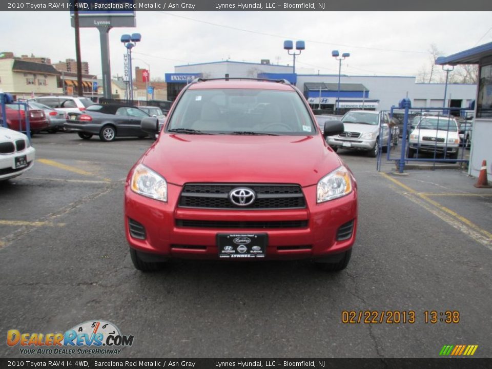 2010 Toyota RAV4 I4 4WD Barcelona Red Metallic / Ash Gray Photo #1