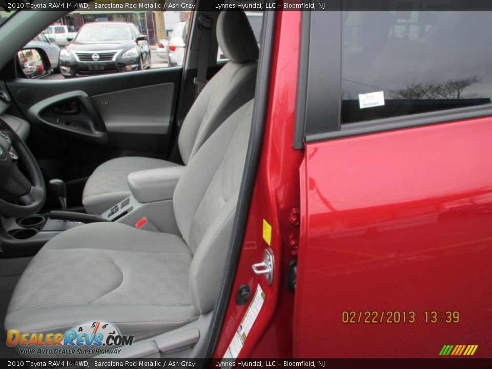2010 Toyota RAV4 I4 4WD Barcelona Red Metallic / Ash Gray Photo #5