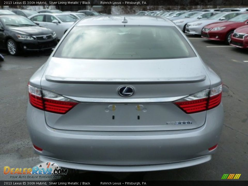 2013 Lexus ES 300h Hybrid Silver Lining Metallic / Black Photo #3