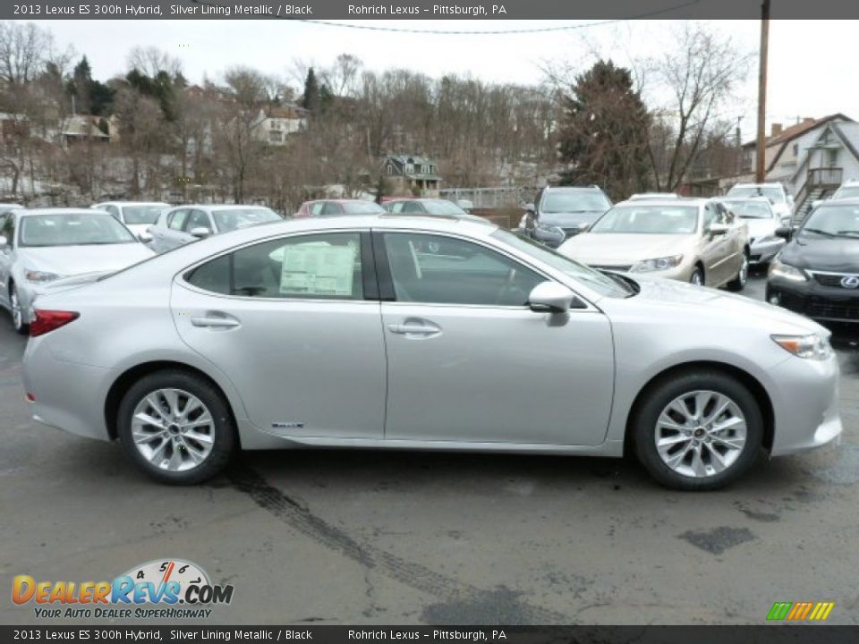 2013 Lexus ES 300h Hybrid Silver Lining Metallic / Black Photo #5