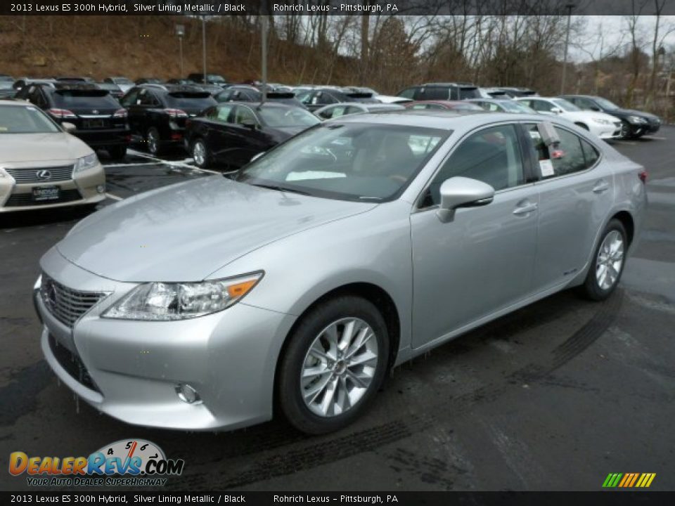 2013 Lexus ES 300h Hybrid Silver Lining Metallic / Black Photo #8
