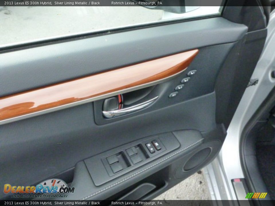 2013 Lexus ES 300h Hybrid Silver Lining Metallic / Black Photo #14