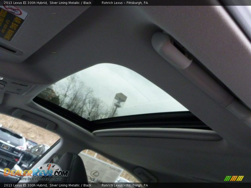 2013 Lexus ES 300h Hybrid Silver Lining Metallic / Black Photo #15