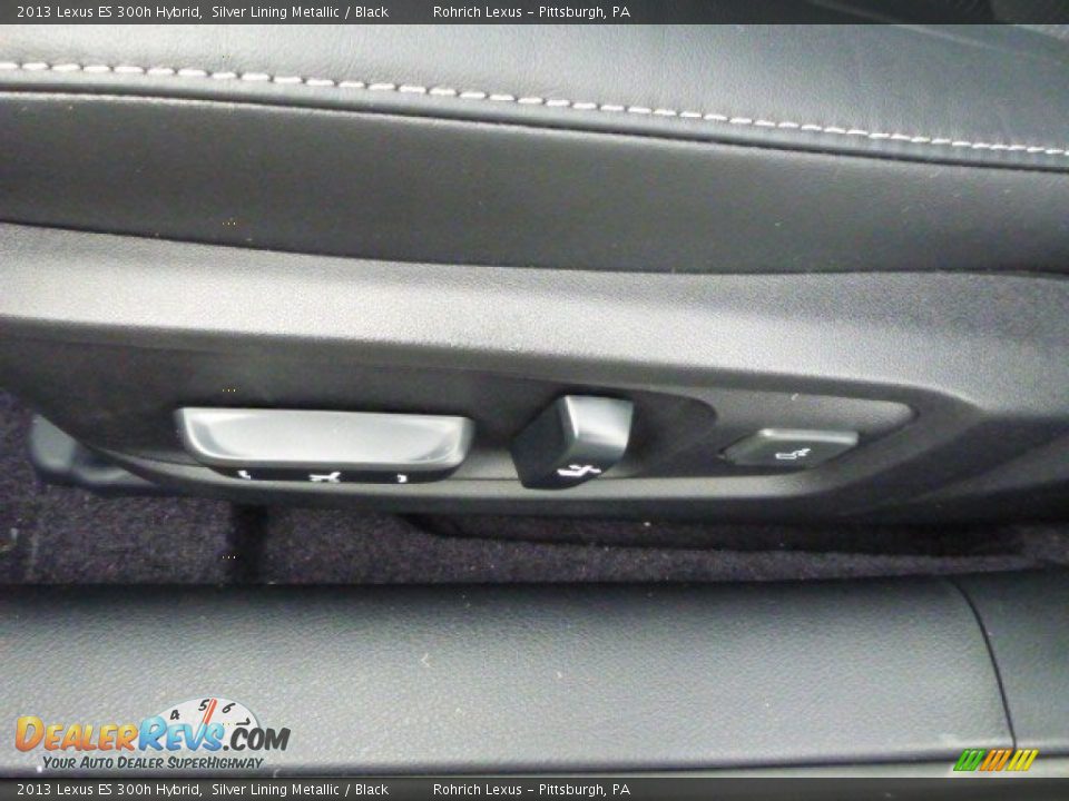 2013 Lexus ES 300h Hybrid Silver Lining Metallic / Black Photo #16