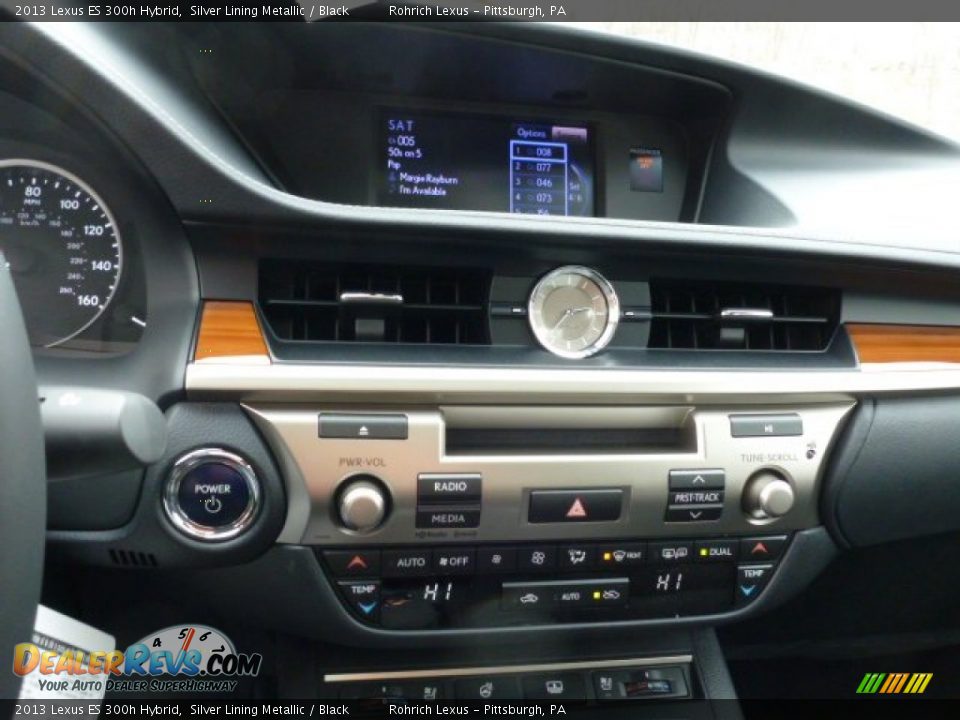 2013 Lexus ES 300h Hybrid Silver Lining Metallic / Black Photo #18