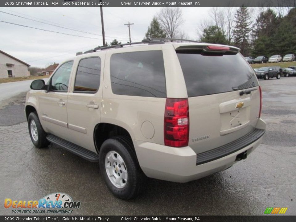 Gold Mist Metallic 2009 Chevrolet Tahoe LT 4x4 Photo #5