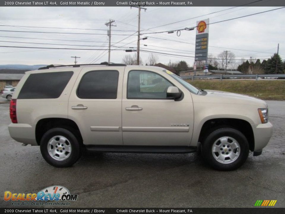 2009 Chevrolet Tahoe LT 4x4 Gold Mist Metallic / Ebony Photo #10