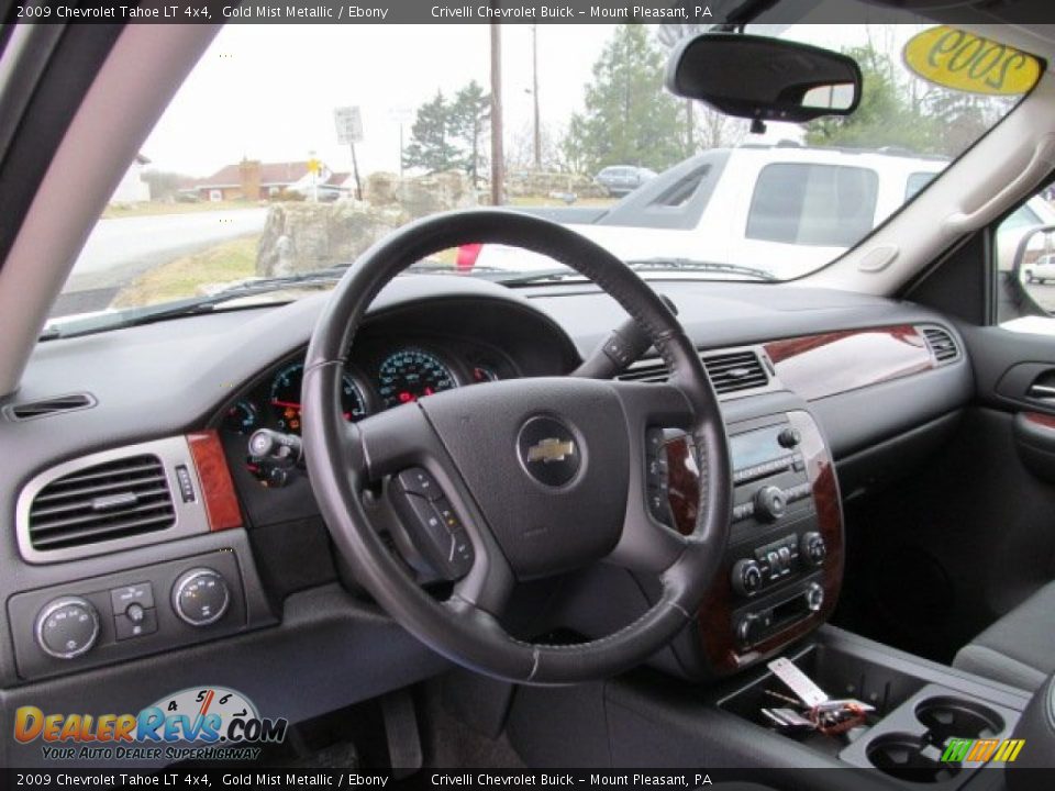 2009 Chevrolet Tahoe LT 4x4 Gold Mist Metallic / Ebony Photo #15