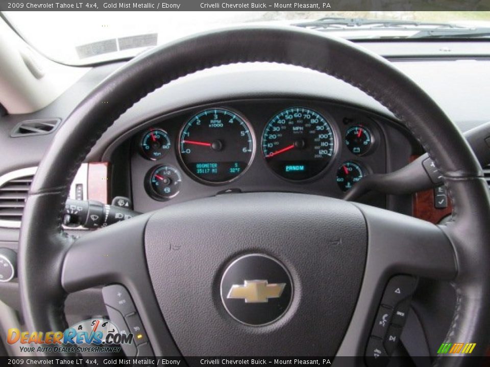 2009 Chevrolet Tahoe LT 4x4 Gold Mist Metallic / Ebony Photo #23