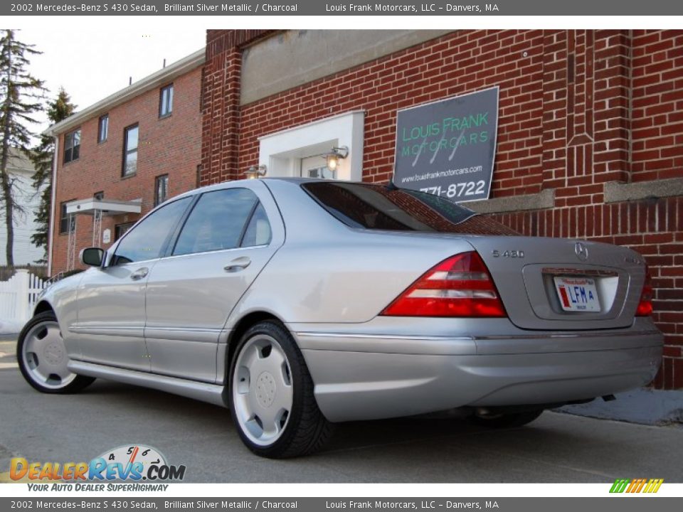 2002 Mercedes-Benz S 430 Sedan Brilliant Silver Metallic / Charcoal Photo #3