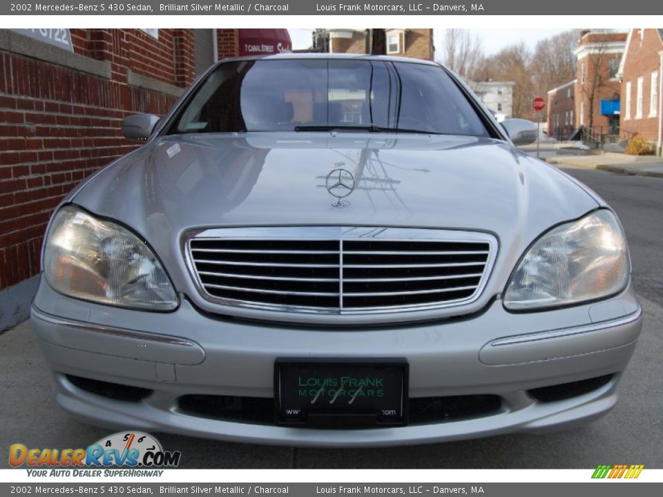 2002 Mercedes-Benz S 430 Sedan Brilliant Silver Metallic / Charcoal Photo #8