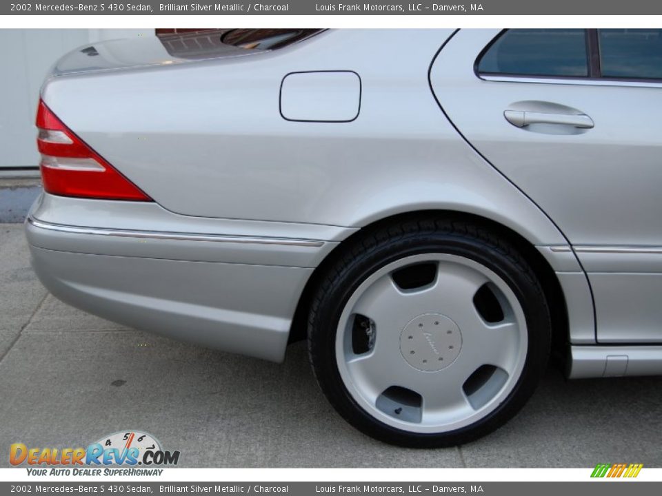 2002 Mercedes-Benz S 430 Sedan Brilliant Silver Metallic / Charcoal Photo #19
