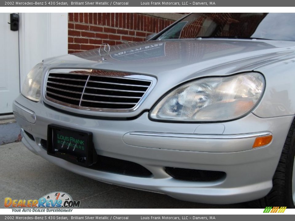 2002 Mercedes-Benz S 430 Sedan Brilliant Silver Metallic / Charcoal Photo #20