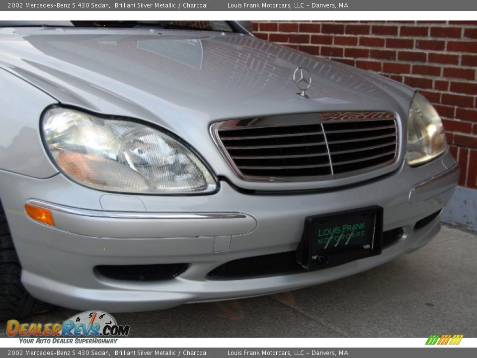 2002 Mercedes-Benz S 430 Sedan Brilliant Silver Metallic / Charcoal Photo #22
