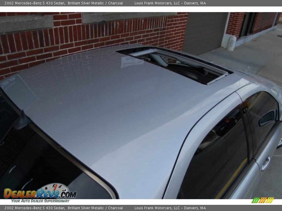2002 Mercedes-Benz S 430 Sedan Brilliant Silver Metallic / Charcoal Photo #32