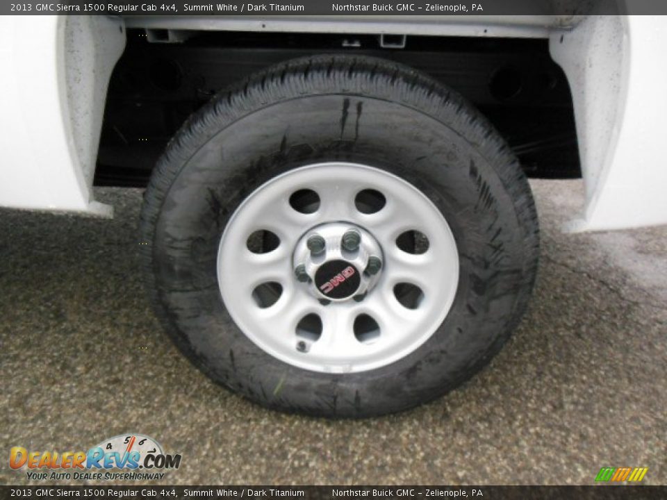 2013 GMC Sierra 1500 Regular Cab 4x4 Summit White / Dark Titanium Photo #9