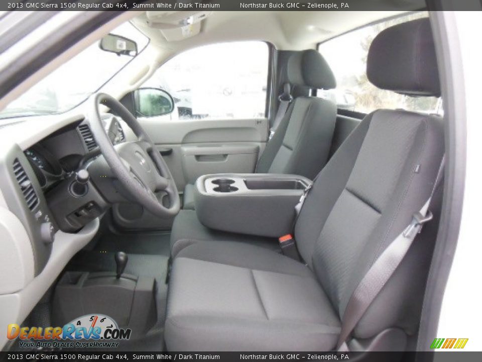 2013 GMC Sierra 1500 Regular Cab 4x4 Summit White / Dark Titanium Photo #11