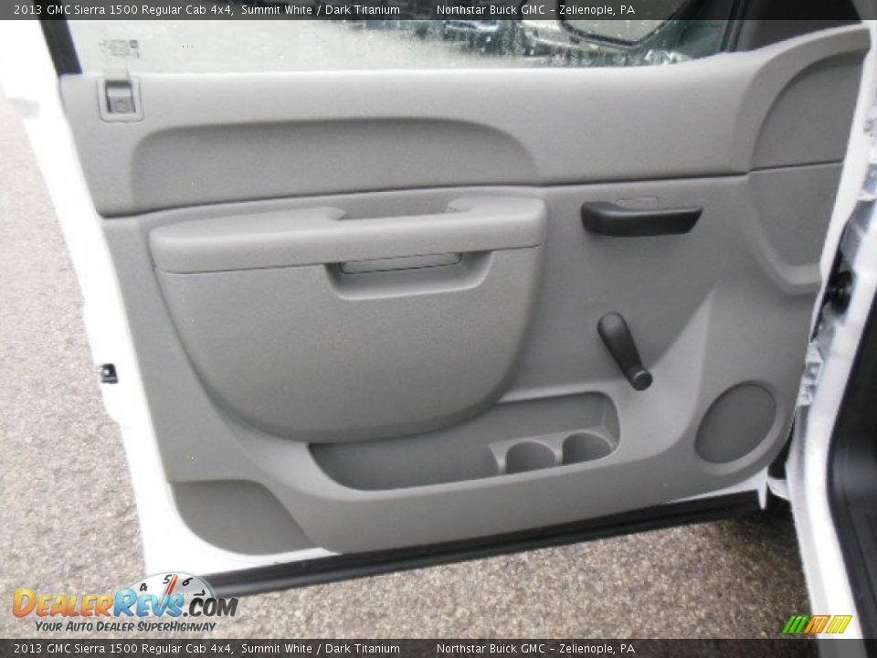 2013 GMC Sierra 1500 Regular Cab 4x4 Summit White / Dark Titanium Photo #12