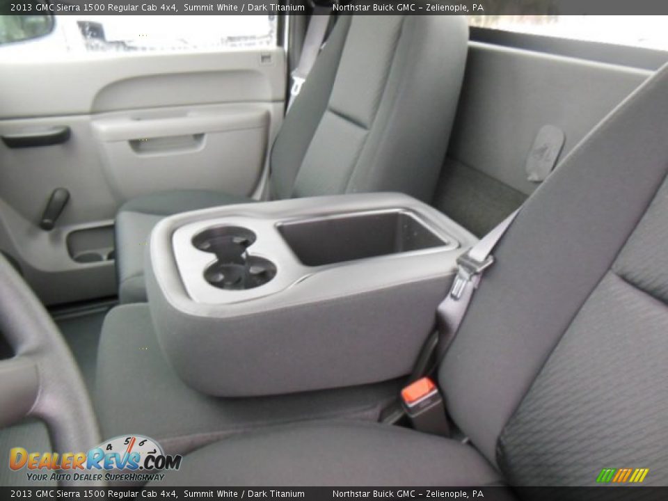 2013 GMC Sierra 1500 Regular Cab 4x4 Summit White / Dark Titanium Photo #14