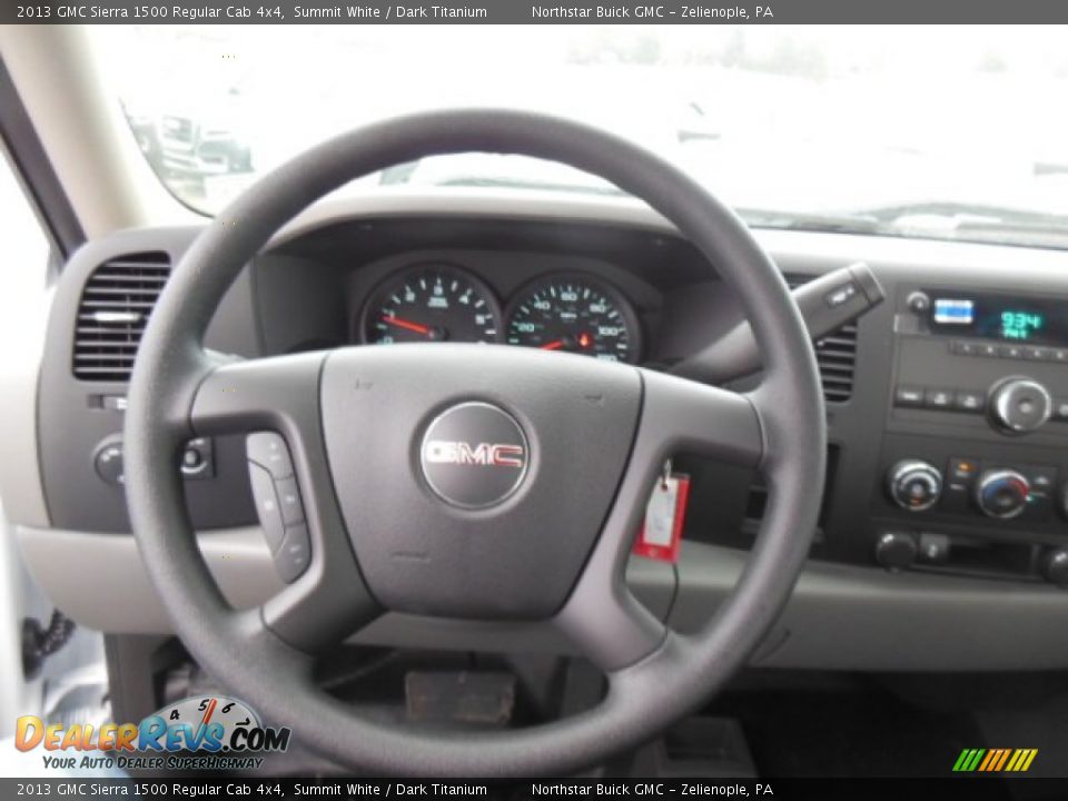 2013 GMC Sierra 1500 Regular Cab 4x4 Summit White / Dark Titanium Photo #17