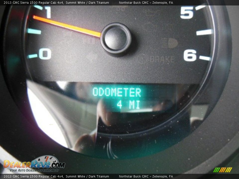 2013 GMC Sierra 1500 Regular Cab 4x4 Summit White / Dark Titanium Photo #19