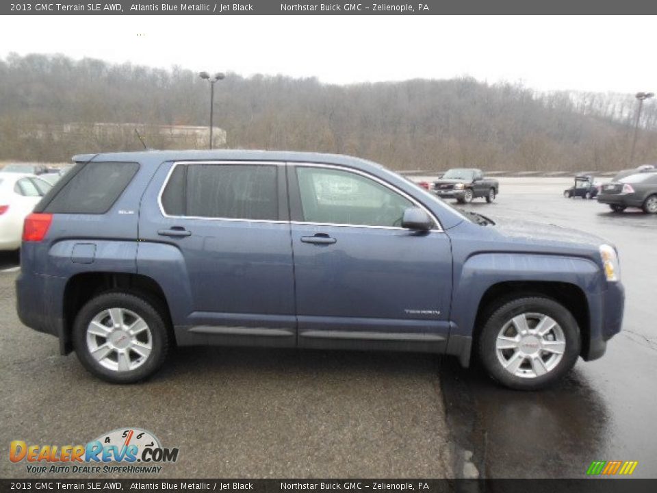 2013 GMC Terrain SLE AWD Atlantis Blue Metallic / Jet Black Photo #5