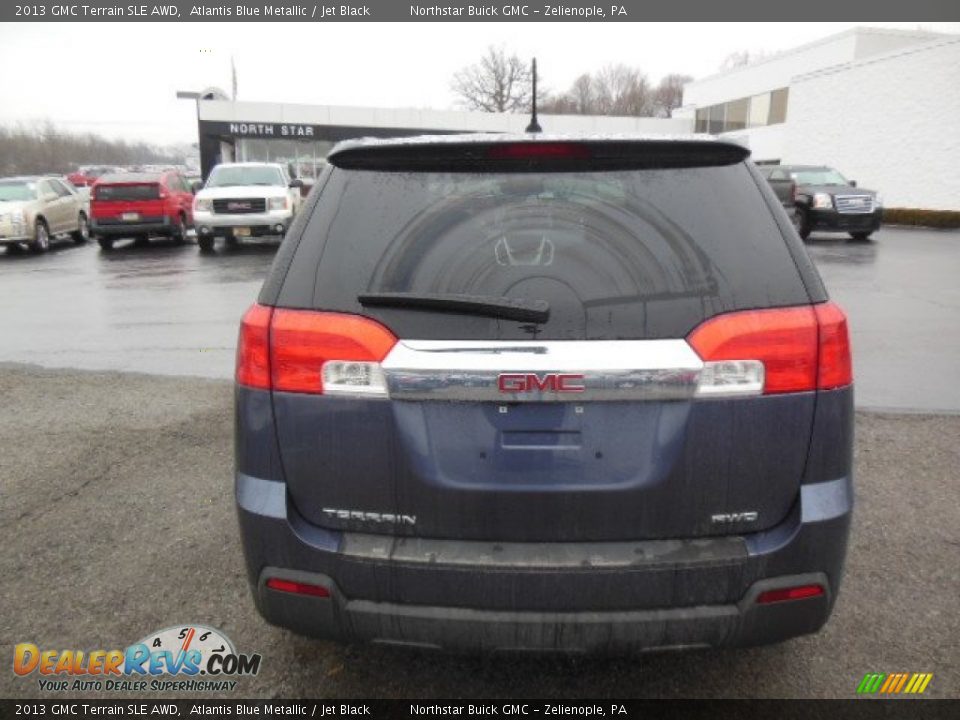 2013 GMC Terrain SLE AWD Atlantis Blue Metallic / Jet Black Photo #7