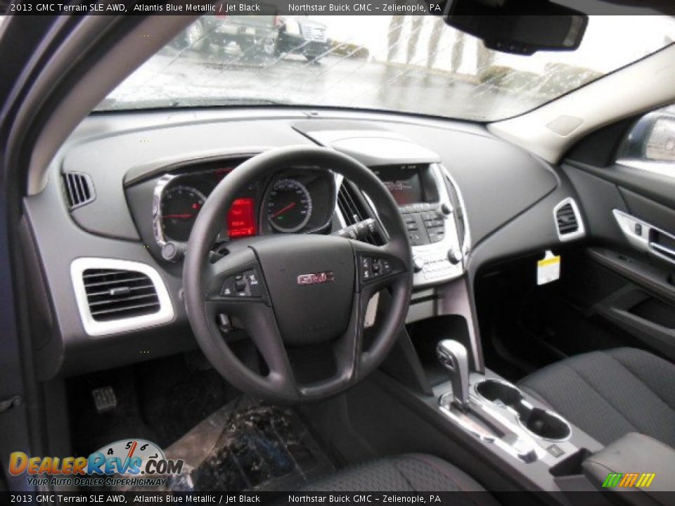 2013 GMC Terrain SLE AWD Atlantis Blue Metallic / Jet Black Photo #10
