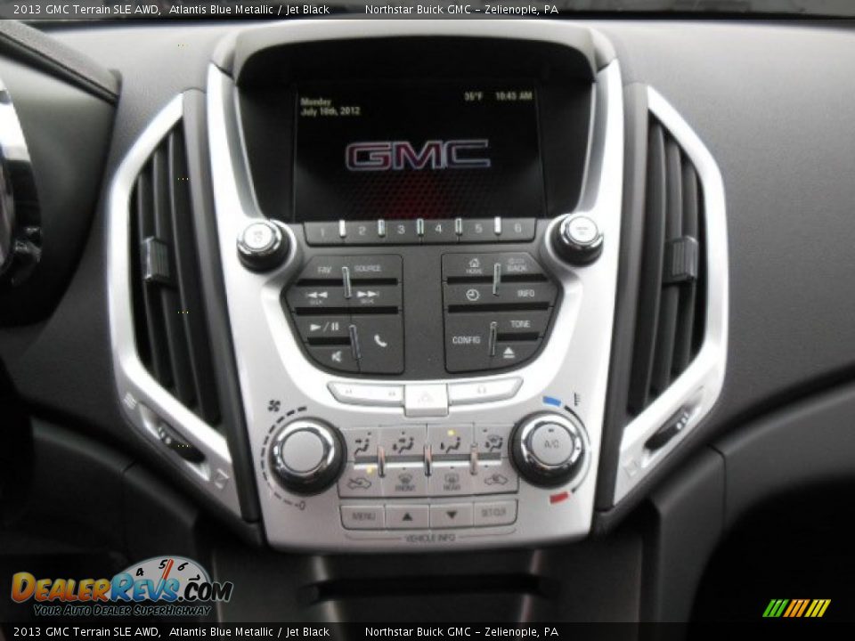 2013 GMC Terrain SLE AWD Atlantis Blue Metallic / Jet Black Photo #16