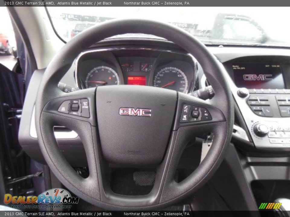2013 GMC Terrain SLE AWD Atlantis Blue Metallic / Jet Black Photo #18