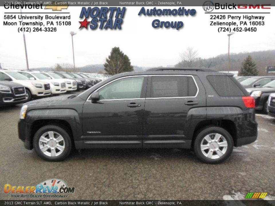 2013 GMC Terrain SLT AWD Carbon Black Metallic / Jet Black Photo #1