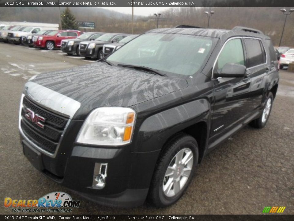 2013 GMC Terrain SLT AWD Carbon Black Metallic / Jet Black Photo #2