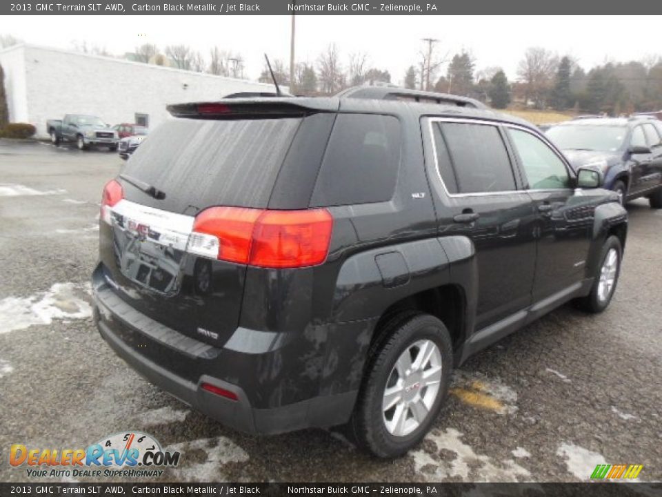 2013 GMC Terrain SLT AWD Carbon Black Metallic / Jet Black Photo #6